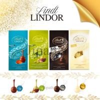 ราคา Lindt Lindor Chocolate ช็อกโกแลตสอดไส้ครีมเนื้อนุ่ม 136-137g มี 4 รส จากเยอรมัน (26226438947)