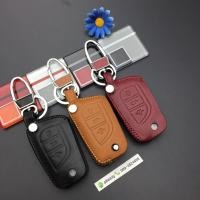 ราคา ซองหนังแท้ ใส่กุญแจรีโมทรถยนต์ Toyota Hilux Revo,New Altis 2014-21 รุ่นถักสาน พับข้าง (12534930306)