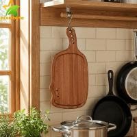 ราคา พิกเซล เขียงไม้มะเกลือ, เขียงผลไม้หนาอเนกประสงค์, อุปกรณ์ครัวไม้เนื้อแข็งธรรมชาติแขวนได้ไม้เขียงบ้าน (45803317250)