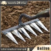 ราคา อุปกรณ์ทำสวน คราดหญ้า คราดเหล็ก 4ฟัน 6ฟัน 7ฟัน คราดถากหญ้า อุปกรณ์ทำสวน (25800668117)