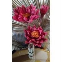 ราคา เมอร์าห์ แพ็คเกจดอกบัวสีแดงครบชุดพร้อมแจกันไม้ที่ไม่ซ้ําใคร (8427082587)