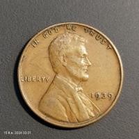 ราคา เหรียญลินคอล์นอเมริกา หลังรวงข้าว ยุคเก่า ปี 1939 (27152959672)