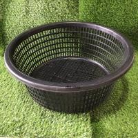 ราคา ตะกร้ากลม ตะกร้าใบใหญ่สีดำ 50 cm ตะกร้าผ้า ตะกร้าใส่ของ ตะกร้า กระจาด (25938408446)