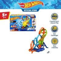 ราคา Hot Wheels Action 4-Loop Crash Out ชุดรางฮอตวีลส์ แอ็คชั่น ตีลังกา 4 ตลบ HXR70 VN (29757133014)