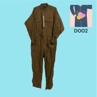 ราคา 96 cloth #D002 / 155 size: L ชุดหมี ชุดช่าง ชุดหมีมือสอง ชุดช่างมือสอง (22479796913)