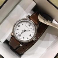 ราคา Burberry Watch สายหนังสีน้ำตาล (2242475623)