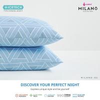 ราคา LOTUS ปลอกหมอนหนุน+ปลอกหมอนข้าง เทคโนโลยีผ้าถนอมผิว ทอ 990 เส้น รุ่น Milano ส่งฟรี (26917718197)
