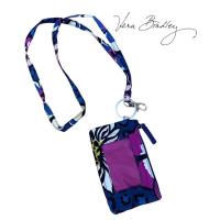 ราคา Vera Bradley กระเป๋าใส่บัตรพร้อมสายคล้องคอ (23555217656)