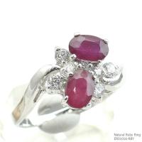 ราคา SKJewelryfactory แหวนพลอยทับทิมแท้ แหวนทับทิมคู่ ER01016-RBY (9307275724)