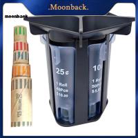ราคา <moonback> เครื่องมือคัดแยกสําหรับเหรียญ 5 in 1 เครื่องนับหลอดเครื่องห่อเหรียญสะดวกสําหรับเปลี่ยนเรียงลําดับและกลิ้งผู้ถือธนาคารเหรียญ (28403022198)