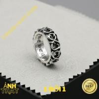 ราคา แหวนเงิน 925 Chrome Heart Enternity ระดับพรีเมียม - Chrome Heart Store (24080575051)