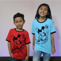 ราคา เสื้อยืด Mickey Mouse Kids RIB - เสื้อผ้าแฟชั่นลายการ์ตูน Disney Mickey Mouse ระดับพรีเมียมน่ารัก REEDSHARK (48452182127)