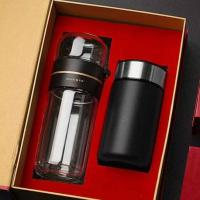 ราคา Blue Biz (Tea set)กระบอกกรองชาแก้ว2 ชั้น และ กระบอกสแตนเลส แก้วกรองชา พร้อมกล่องหนาอย่างดี gift set แก้วกรองชา (23422058565)