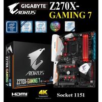ราคา Mainboard INTEL GIGABYTE GA-Z270X-GAMING 7 (Socket 1151) มือสอง พร้อมส่ง แพ็คดีมาก!!! [[[แถมถ่านไบออส]]] (13920915654)