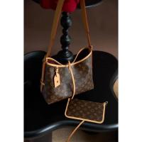 ราคา Louis Vuitton bag กระเป๋ารุ่น CARRYALL PM & MMผู้หญิง/กระเป๋าถือ LV bag M46203 (29915271296)