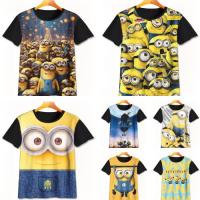 ราคา เสื้อยืด 3D Minions เท่ๆ | เสื้อยืดลายการ์ตูนมินเนี่ยน | เสื้อผ้ามินเนี่ยนสําหรับเด็ก อายุ 1-12 ปี - พื้นที่ยิ้ม (51051274746)