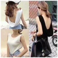 ราคา เสื้อแขนกุด คอถ่วงด้านหลัง (6350426251)
