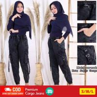 ราคา CARGO JEANS PANTS / JOGER CARGO JEANS / STANDARD กางเกง CARGO ผู้หญิง (27515274071)