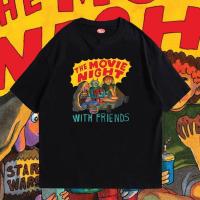 ราคา (พร้อมส่ง)เสื้อ MOVIE NIGHT COTTON 100 % มีทั้งทรงปกติและ OVERSIZE ร้าน Sheshirts (16068871395)