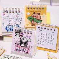 ราคา 2026 การ์ตูน Mini Sanrio ปฏิทินตั้งโต๊ะนักเรียนน่ารักเดสก์ท็อปตกแต่งปฏิทิน Creative Memo Notepad (28606861421)