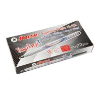 ราคา ปากกาสีเมจิก (แพ็ค12ด้าม) ดำ ตราม้า H-110 (2699385071)