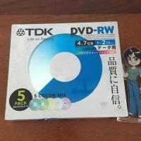 ราคา (มือ1 ในซีล) แผ่นเปล่า TDK / DVD-RW (Pack5) แท้ (41261684824)