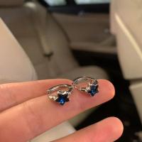 ราคา Blue Star Earrings Female Zircon Earrings High-end Earrings Niche Earrings (41704220802)