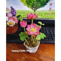 ราคา กระถางดอกบัวขนาดกลางสูง16ซม.ทําจากดินญี่ปุ่นแบบอบแห้งเอง (40726515896)