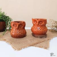 ราคา กระถางดินเผานกฮูกจิ๋ว (9929263240)