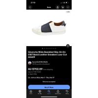 ราคา รองเท้าgivenchyสีขาวแท้100% (23523612548)