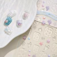 ราคา [Meow.Sensei] Iron นูน Dreamy ผิวน้ําลูกฟูก Ocean Nails สติกเกอร์ kx-476 นูน Jelly กาว Series เด็กม (40367967492)