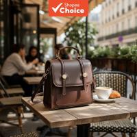 ราคา กระเป๋าเป้สะพายหลังขนาดเล็กสําหรับผู้หญิงทําจากหนังคุณภาพดี รูปทรงแนวตั้ง ดีไซน์ย้อนยุค กันน้ํา เหมาะสําหรับออกทริปและโรงเรียน สีน้ําตาล (44650214994)