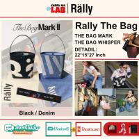 ราคา พร้อมส่งRally The Bag Black/Denim กระเป๋า กระเป๋าทรง Bucket Bag ทอลายโลโก้ กระเป๋า Rally Movement กระเป๋า (42651554623)