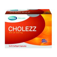 ราคา MEGA Cholezz 500 mg 3x10 Solfgel Capsules. (20804324479)