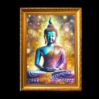 ราคา รูป พระพุทธเจ้า ดอกบัว พุทธศิลป์ ของขวัญ รูป พร้อม กรอบรูป (29732327148)