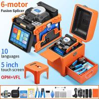 ราคา COMPTYCO A-88S เครื่องประกบไฟเบอร์อัตโนมัติ 10 ภาษาพร้อมหน้าจอสัมผัส 6 มอเตอร์ชุดเครื่องมือ OPM VFL Fusion Splicer 6 motor (28073568477)