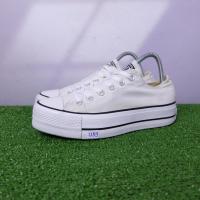 ราคา (38/24.5 cm) Converse Chuck Taylor All Star คอนเวิร์สเสริมส้น มือ2 ของแท้ รองเท้าผ้าใบผู้หญิง (27102315446)