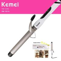 ราคา Kemei Professional Hair iron Styler Salon Tool รุ่น KM-1001A ไซต์ 25mm อุปกรณ์จัดแต่งทรงผม ควบคุมอุณหภูมิ 200°C (5962459672)