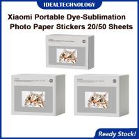 ราคา Xiaomi Portable Dye-Sublimation Photo Paper Dye-Sublimation Photo Paper Stickers Pocket Photo Printer Pro(20/50 แผ่น) (41917302044)