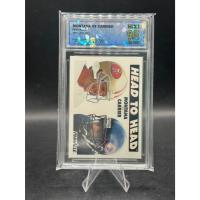 ราคา **Joe Montana vs. Mark Carrier 1991 Pinnacle #353 SQC 9.5 GEM MINT Graded NFL Card** (46803256513)