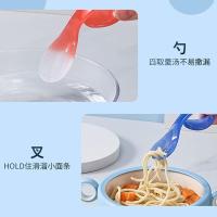 ราคา New Product#Baby Temperature-Sensitive Tableware High-Temperature Resistant Infant Feeding Tools Children's Eating Training Spoon Set with Suction Cup and Lid10Y (54801977344)