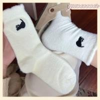 ราคา ถุงเท้าขนแกะมิงค์นุ่มพิเศษ สไตล์แมวน่ารัก อุ่นสบายสำหรับฤดูหนาว (24697786640)