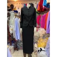 ราคา ชุดจิตรลดา ชุดไทยเรือนต้น สีดำ สีขาวโอโม่ ผ้านาโน เนื้อนุ่ม ใส่สบาย ไม่ร้อนไม่คัน (24514107353)