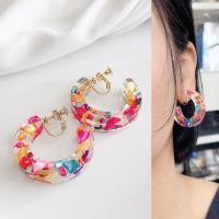 ราคา ต่างหูหนีบแบบห่วง ตัว C สีสวยสไตส์โบฮีเมียน ตัวหนีบสกรู ปรับความแน่นได้ ใส่สบาย มั่นใจไม่หลุด (28921338146)