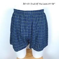 ราคา กางเกงบ๊อกเซอร์ boxer แบรนด์มือสอง สภาพดี BX-231 Fruit Of The Loom 29-38" (43962291514)