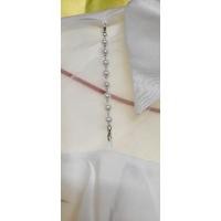 ราคา เสื้อเชิ้ตสีขาว ผ้าซาตินเนื้อทราย อก 40 นิ้ว (14994462586)