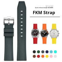 ราคา Fluoro สายยางสําหรับ O-mega X S-watch M-oonSwatch Universal 20 มม.22 มม.FKM Quick Release นาฬิกาสําหรับ Blancpain สําหรับ Citizen (40575533959)