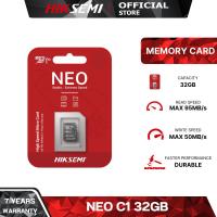 ราคา HIKSEMI NEO C1 32GB HIGH SPEED MICRO CARD CLASS 10 WARRANTY 7 YEARS (23249279200)