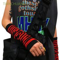 ราคา TIANCHUANG Long Gloves Arm Warmers Fashion Hand Mitten Striped Glove Keep Warm Warm Mittens Sleeve Cotton Comfortable Wa (10855095407)