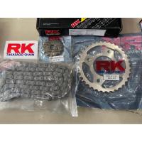 ราคา 5. ชุดโซ่ สเตอร์หน้า-หลัง งานRK WAVE125i Y12-17 โซ่ 428KLO สเตอร์หน้า14ฟัน สเตอร์หลัง36ฟัน ชุดSET RK (19627157047)